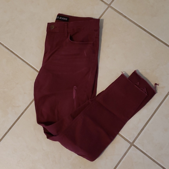 Express Raw Hem Ankle Legging Jeans - Picture 3 of 3